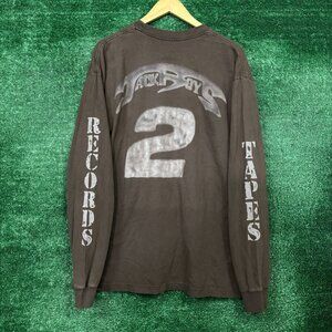 Cactus Jack Tapes Records Jackboys 2 Hip-Hop LS Shirt Size Extra Large